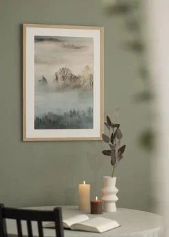 Ramme Oak Wood - Valgfri Størrelse (Akrylglas)