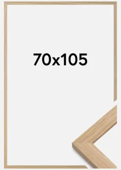 Ramme Oak Wood Akrylglas 70x105 cm