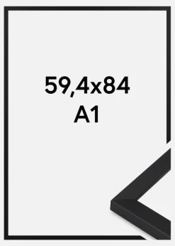 Ramme Oban Akrylglas Sort 59.4x84 cm (A1)