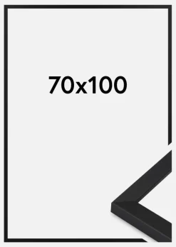 Ramme Oban Akrylglas Sort 70x100 cm