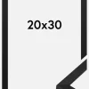 Ramme Oban Akrylglas Sort 20x30 cm