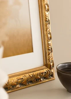 Ramme Odin Guld/Rød - Valgfri Størrelse (Akrylglas)