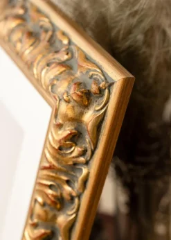 Ramme Odin Guld/Rød - Valgfri Størrelse (Akrylglas)