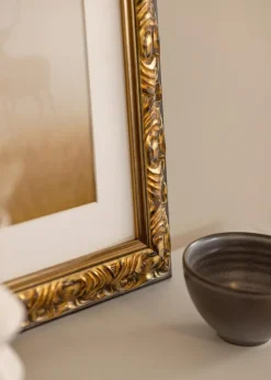 Ramme Odin Guld/Sort - Valgfri Størrelse (Akrylglas)