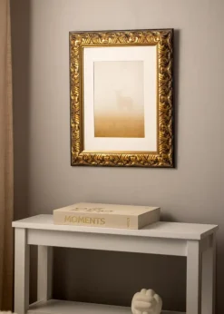 Ramme Odin Guld/Sort - Valgfri Størrelse (Akrylglas)