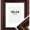 Ramme Old Retro 18x24 cm - Passepartout Hvid 13x17 cm