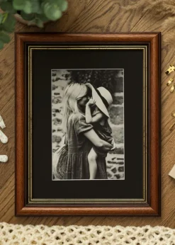 Ramme Old Retro 40x50 cm - Passepartout Sort 30x40 cm