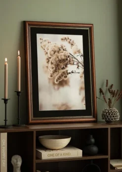 Ramme Old Retro 40x40 cm - Passepartout Sort 10x10 inches