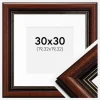 Ramme Old Retro 30x30 cm - Passepartout Hvid 8x8 inches