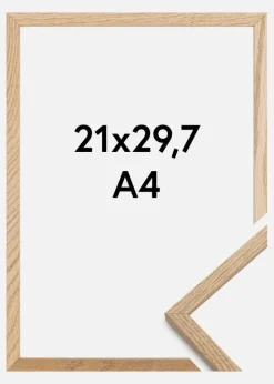 Ramme Oslo Akrylglas Eg 21x29,7 cm (A4)