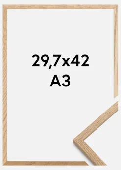 Ramme Oslo Akrylglas Eg 29,7x42 cm (A3)