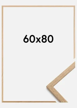 Ramme Oslo Akrylglas Eg 60x80 cm