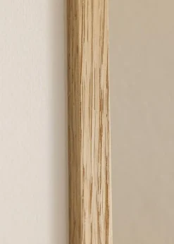 Ramme Oslo Eg 70x70 cm - Passepartout Hvid 60x60 cm