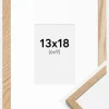 Ramme Oslo Eg 13x18 cm - Passepartout Hvid 7x10 cm