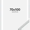 Ramme Oslo Hvid 70x100 cm - Passepartout Hvid 61x91,5 cm
