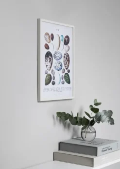 Ramme Oslo Hvid 30x40 cm - Passepartout Hvid 18x27 cm