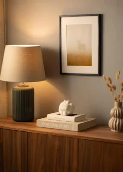 Ramme Oslo Sort - Valgfri Størrelse (Akrylglas)