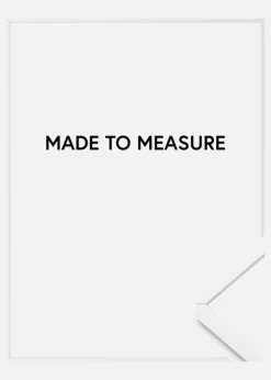 Ramme Paris Hvid - Valgfri Størrelse (Plexiglas)