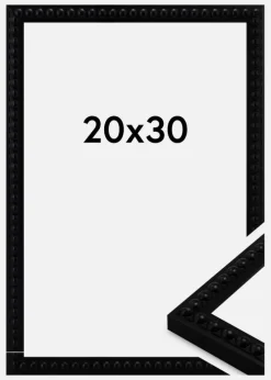 Ramme Perla Akrylglas Sort 20x30 cm