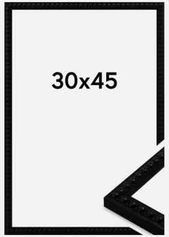 Ramme Perla Akrylglas Sort 30x45 cm