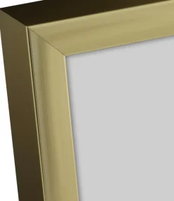 Ramme Poster Frame Aluminum Gold 70x100 cm - Passepartout Sort 62x93 cm