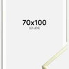 Ramme Poster Frame Aluminum Gold 70x100 cm - Passepartout Hvid 62x85 cm