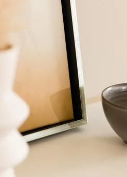 Ramme Ra Svæveramme Sølv/Sort - Valgfri Størrelse (svæveramme)