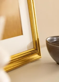 Ramme Örbyhus Guld - Valgfri Størrelse (Plexiglas)