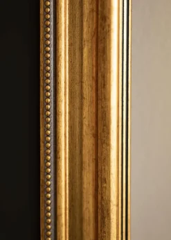 Ramme Rokoko Guld 50x60 cm - Passepartout Sort 14x18 inches