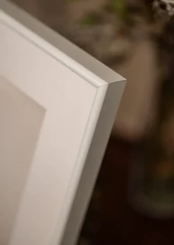 Ramme Sandhamn Hvid - Valgfri Størrelse (Plexiglas)