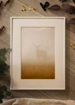 Ramme Sandhamn Hvid - Valgfri Størrelse (Plexiglas)