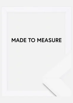 Ramme Åsarna Hvid - Valgfri Størrelse (Plexiglas)