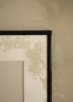 Ramme Scandi Akrylglas Matt Sort 58x100 cm