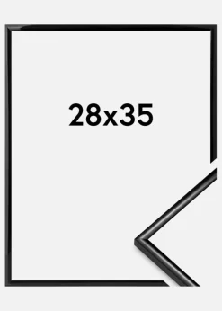 Ramme Scandi Akrylglas Sort 28x35 cm