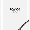 Ramme Scandi Sort 70x100 cm - Passepartout Hvid 61x91,5 cm