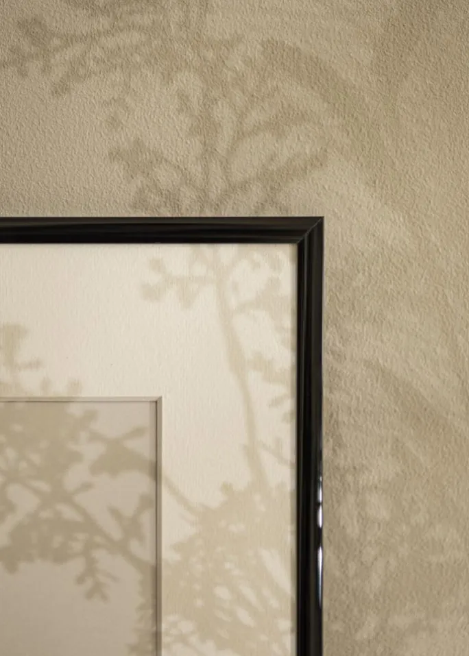 Ramme Scandi Sort 60x90 cm - Passepartout Hvid 50x75 cm