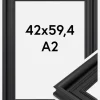 Ramme Scarborough Akrylglas Sort 42x59,4 cm (A2)