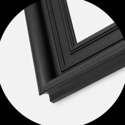 Ramme Scarborough Akrylglas Sort 42x59,4 cm (A2)