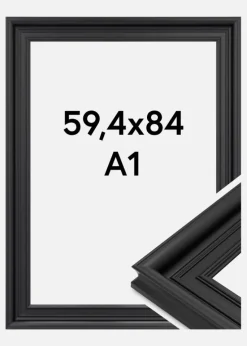 Ramme Scarborough Akrylglas Sort 59.4x84 cm (A1)