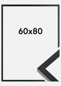 Ramme Selection Akrylglas Sort 60x80 cm