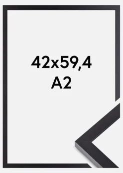 Ramme Selection Akrylglas Sort 42x59,4 cm (A2)