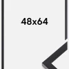 Ramme Selection Akrylglas Sort 48x64 cm
