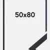 Ramme Selection Akrylglas Sort 50x80 cm