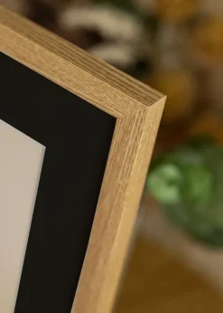 Ramme Selection Eg 40x50 cm - Passepartout Sort 27,5x37 cm