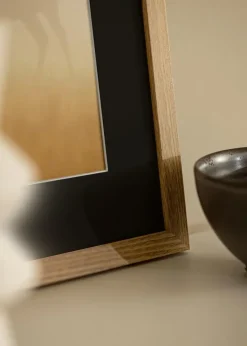 Ramme Selection Eg 40x60 cm - Passepartout Sort 30x50 cm