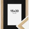 Ramme Selection Eg 15x20 cm - Passepartout Sort 10x15 cm