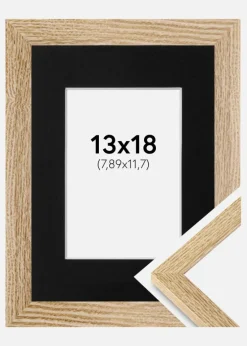 Ramme Selection Eg 13x18 cm - Passepartout Sort 3,5x5 inches