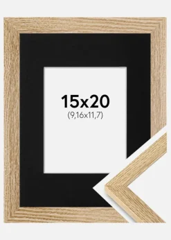 Ramme Selection Eg 15x20 cm - Passepartout Sort 4x5 inches