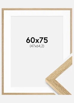 Ramme Selection Eg 60x75 cm - Passepartout Hvid 48x65,2 cm