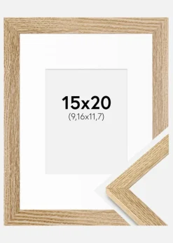 Ramme Selection Eg 15x20 cm - Passepartout Hvid 4x5 inches